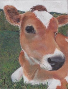 Farm Sanctuary Cow Pastel